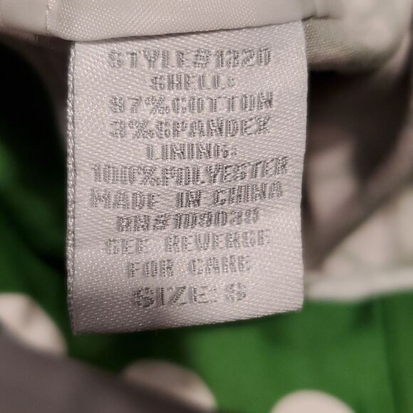 Dressbarn green and white polka dot jacket - Picture 5 of 6